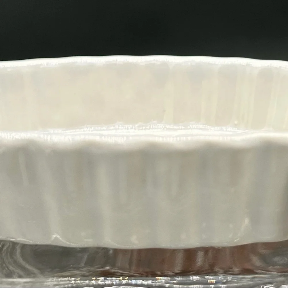 Vintage Hall China White Ceramic Planter Soap Dish Vanity‎ Tray